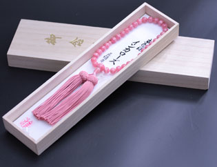 女性用数珠(京念珠)インカローズの通販・販売